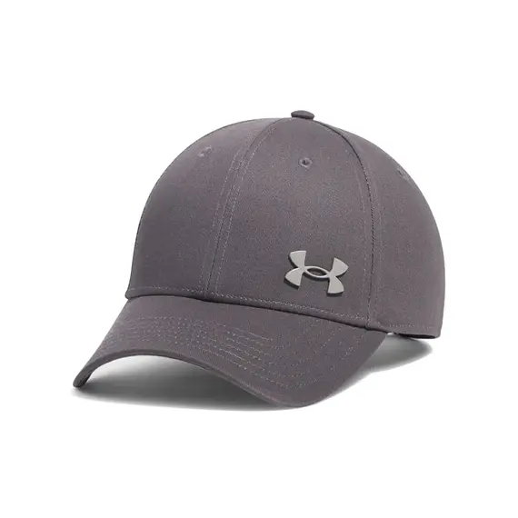 UNDER ARMOUR czapka z daszkiem męska M ESSENTIAL LOW METAL ADJ szara, Kolor: szary, Rozmiar: one size