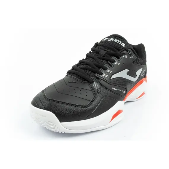 Joma buty sportowe do padla męskie Master tenis ziemny obuwie na kort czarne białe czerwone, Kolor: czarny, Waga: 1, Rozmiar: 40, 7 zdjęcie