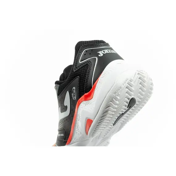 Joma buty sportowe do padla męskie Master tenis ziemny obuwie na kort czarne białe czerwone, Kolor: czarny, Waga: 1, Rozmiar: 43, 3 zdjęcie