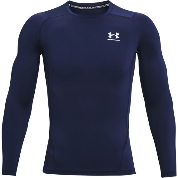 UNDER ARMOUR koszulka długi rękaw UA HG Armour Comp LS granatowa, Kolor: granatowy, Rozmiar: L