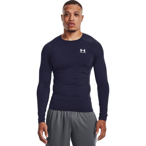 UNDER ARMOUR koszulka długi rękaw UA HG Armour Comp LS granatowa, Kolor: granatowy, Rozmiar: L, 5 zdjęcie