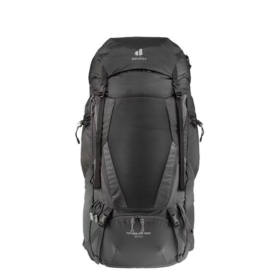 DEUTER plecak turystyczny Futura Air Trek 50 + 10 czarny, Kolor: czarny, Rozmiar: one size