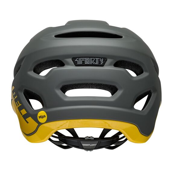 Kask mtb BELL 4FORTY matte gloss gray żółty, Kolor: szary, Rozmiar: 52-56, 3 zdjęcie