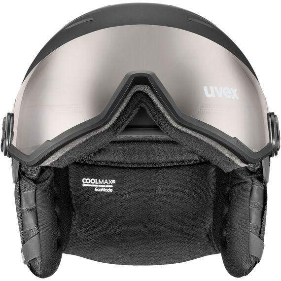 Uvex Wanted Visor pro V kask narciarski snowboard fotochromowy wizjer czarny, Kolor: czarny, Rozmiar: 54-58, 13 zdjęcie