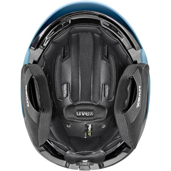 Kask narciarski UVEX Levitate MIPS niebieski, Kolor: niebieski, Rozmiar: 51-55, 3 zdjęcie