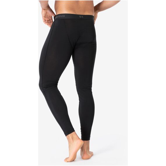 SUPER.NATURAL TUNDRA175 Tight legginsy męskie termoaktywne merino czarne, Kolor: czarny, Rozmiar: M, 5 zdjęcie