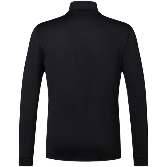 SUPER.NATURAL ARCTIC230 ZIP 1/4 koszulka męska termoaktywna merino czarna, Kolor: czarny, Rozmiar: S, 5 zdjęcie