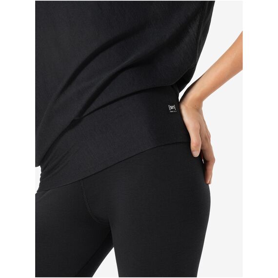SUPER.NATURAL Yoga Loose Tee koszulka damska joga pilates merino czarna, Kolor: czarny, Rozmiar: L, 3 zdjęcie