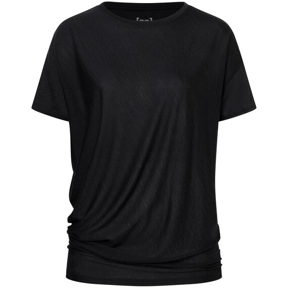 SUPER.NATURAL Yoga Loose Tee koszulka damska joga pilates merino czarna, Kolor: czarny, Rozmiar: L, 4 zdjęcie