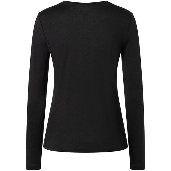 SUPER.NATURAL ARCTIC230 LS koszulka damska termoaktywna merino czarna, Kolor: czarny, Rozmiar: L, 5 zdjęcie