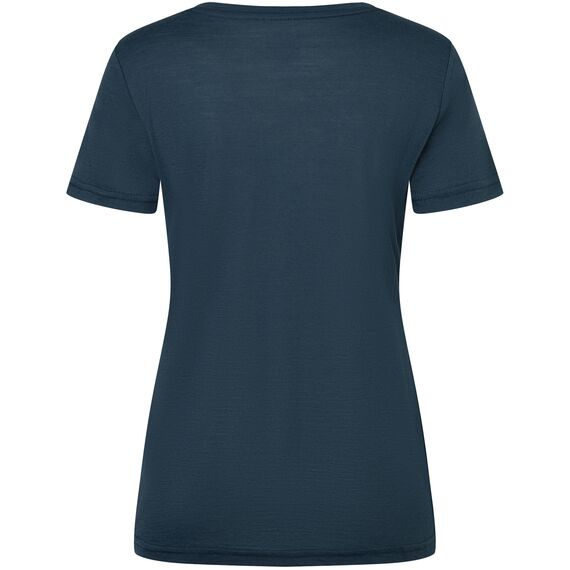 SUPER.NATURAL Koszulka damska merino PREIKESTOLEN CLIFFS TEE szara, Kolor: szary, Rozmiar: M, 4 zdjęcie