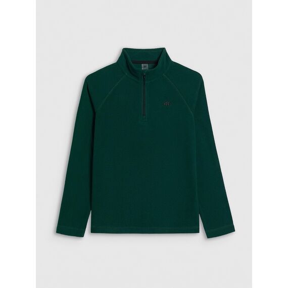 4F Fleece Underwear M086 bluza polarowa dziecięca na narty zimowa zielona, Kolor: zielone, Rozmiar: 146/152, 6 zdjęcie