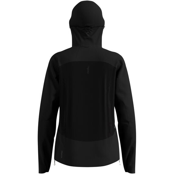 Kurtka wodoodporna damska Odlo X-ALP WATERPROOF Jacket czarna, Kolor: czarny, Rozmiar: ​S, 2 zdjęcie