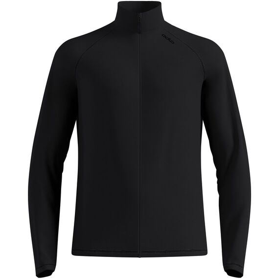 Bluza rozpinana męska Odlo ESSENTIAL WARM FULL ZIP Mid layer full zip czarna, Kolor: czarny, Rozmiar: L