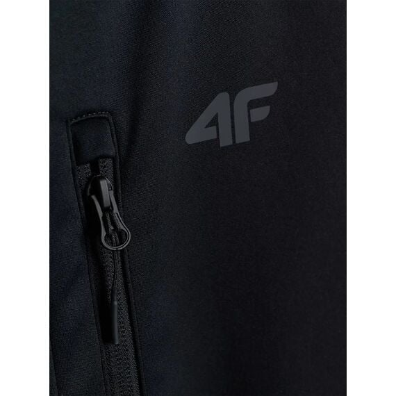 4F M646 Kurtka męska SOFTSHELL sportowa na co dzień czarna, Kolor: czarny, Rozmiar: XXL, 9 zdjęcie