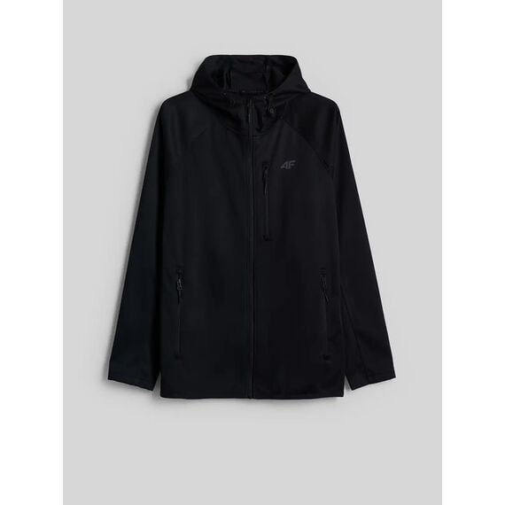 4F M646 Kurtka męska SOFTSHELL sportowa na co dzień czarna, Kolor: czarny, Rozmiar: XXL, 8 zdjęcie