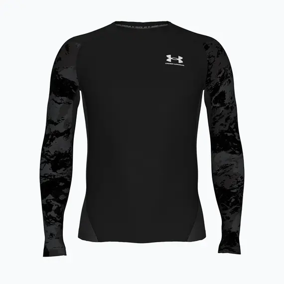 Under Armour UA HG Armour Comp CB LS męska koszulka sportowa treningowa czarna, Kolor: czarny, Rozmiar: L, 4 zdjęcie