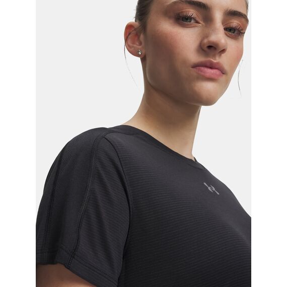 Under Armour UA Velociti Reflect damska koszulka biegowa treningowa czarna, Kolor: czarny, Rozmiar: XL, 3 zdjęcie