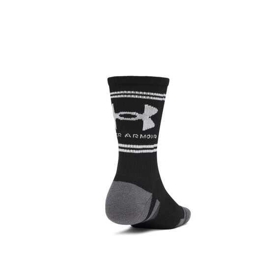 Under Armour UA Performance Tech 3-Pack Crew skarpety sportowe uniseks 3 pary, Kolor: czarny, Rozmiar: XL, 3 zdjęcie
