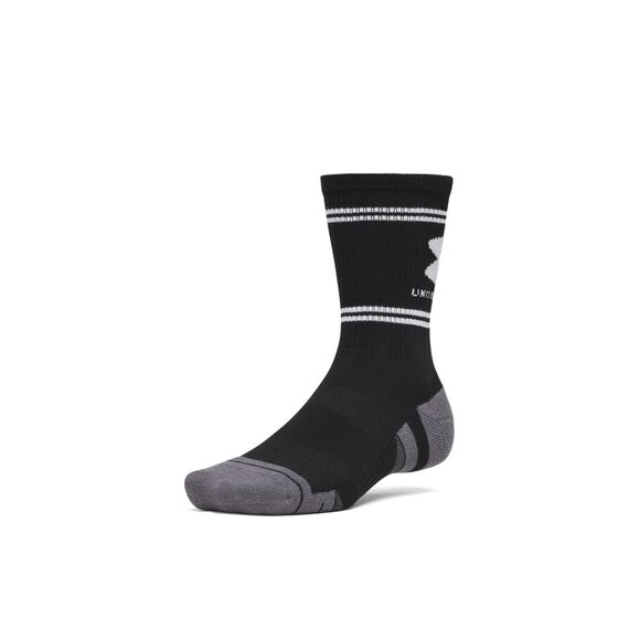 Under Armour UA Performance Tech 3-Pack Crew skarpety sportowe uniseks 3 pary, Kolor: czarny, Rozmiar: XL, 2 zdjęcie