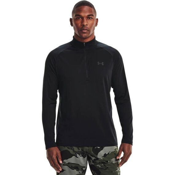 Under Armour UA Tech 2.0 1/2 Zip męska bluza treningowa sportowa czarna, Kolor: czarny, Rozmiar: L