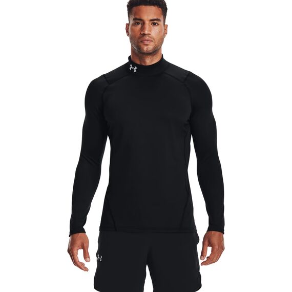 UNDER ARMOUR Koszulka UA CG Armour Fitted Mock czarna, Kolor: czarny, Rozmiar: XL