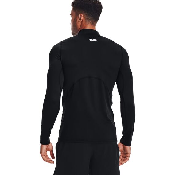 UNDER ARMOUR Koszulka UA CG Armour Fitted Mock czarna, Kolor: czarny, Rozmiar: XL, 2 zdjęcie