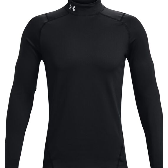 UNDER ARMOUR Koszulka UA CG Armour Fitted Mock czarna, Kolor: czarny, Rozmiar: XL, 3 zdjęcie