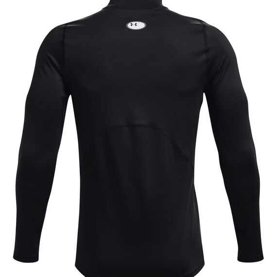 UNDER ARMOUR Koszulka UA CG Armour Fitted Mock czarna, Kolor: czarny, Rozmiar: XXL, 4 zdjęcie