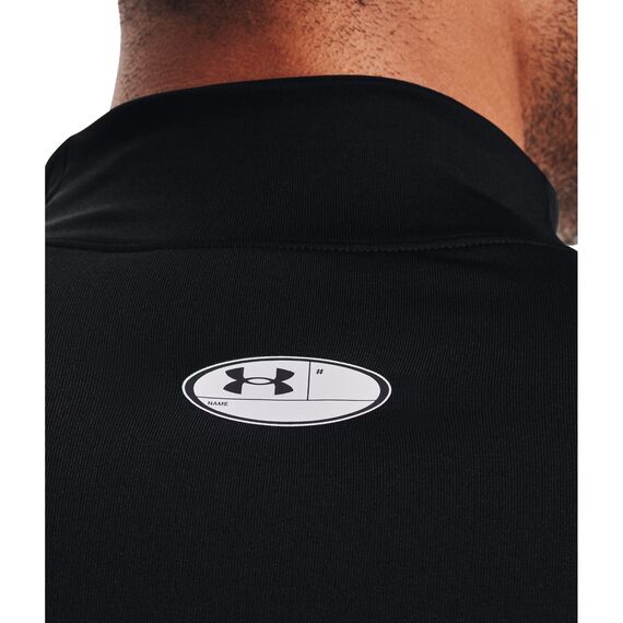 UNDER ARMOUR Koszulka UA CG Armour Fitted Mock czarna, Kolor: czarny, Rozmiar: XXL, 5 zdjęcie
