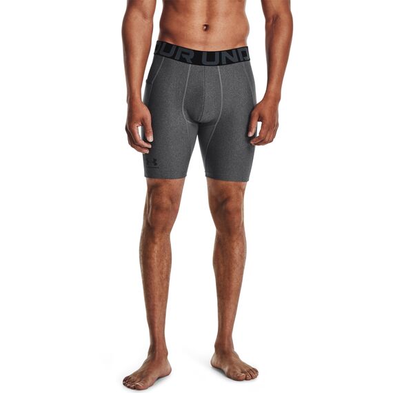 Under Armour UA HG Armour Shorts męskie spodenki kompresyjne treningowe szare, Kolor: szary, Rozmiar: XL, 3 zdjęcie