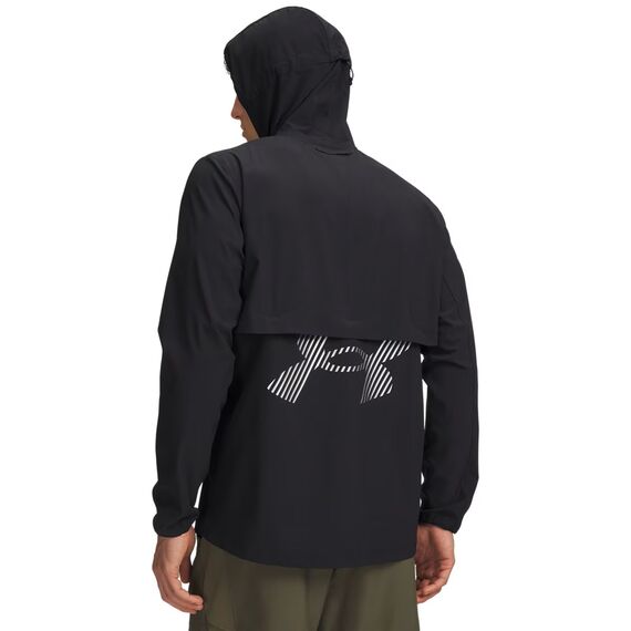 Under Armour UA Velociti Storm Jacket kurtka męska treningowa sportowa czarna, Kolor: czarny, Rozmiar: S, 2 zdjęcie