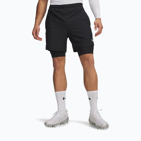 Under Armour UA Vanish Woven 2.0 2w1 męskie spodenki treningowe czarne, Kolor: czarny, Rozmiar: L, 2 zdjęcie