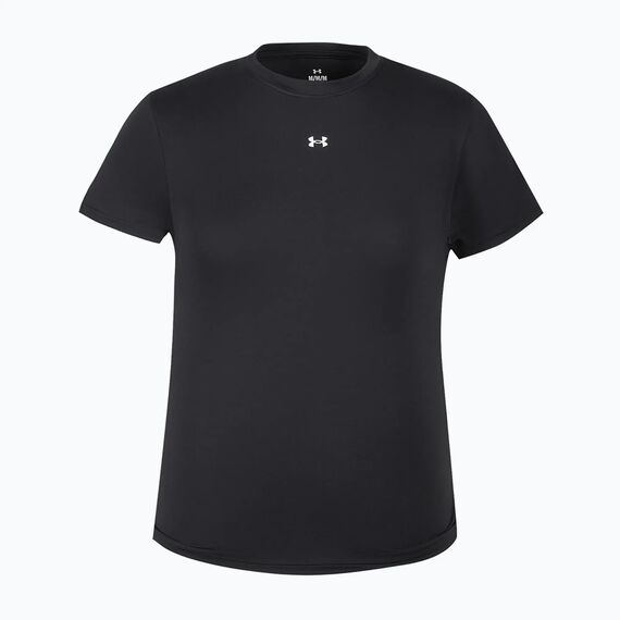 Under Armour UA Motion Fitted T-shirt damska koszulka treningowa elastyczna czarna, Kolor: czarny, Rozmiar: XS