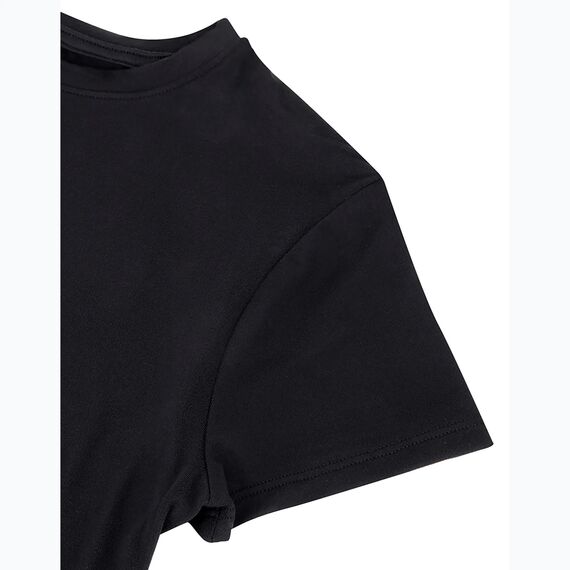 Under Armour UA Motion Fitted T-shirt damska koszulka treningowa elastyczna czarna, Kolor: czarny, Rozmiar: M, 5 zdjęcie
