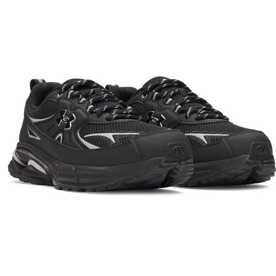 UNDER ARMOUR buty sportowe unisex Apparition Tech czarny, Kolor: czarny, Rozmiar: 11/12.5, 2 zdjęcie