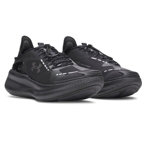 UNDER ARMOUR Buty sportowe unisex elastyczny zapiętek Echo SlipSpeed czarny, Kolor: czarny, Rozmiar: 10.5/12, 4 zdjęcie