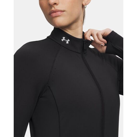 Under Armour Vanish Elite Full Zip damska bluza do biegania treningowa sportowa czarna, Kolor: czarny, Rozmiar: S, 3 zdjęcie