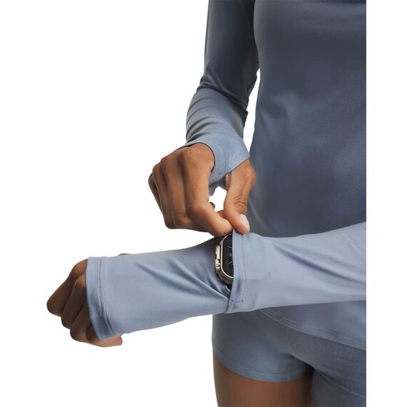 Under Armour UA Velociti Half Zip damska bluza biegowa treningowa szybkoschnąca niebieska, Kolor: niebieski, Rozmiar: XS, 3 zdjęcie