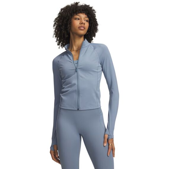 Under Armour Vanish Elite Full Zip damska bluza do biegania treningowa sportowa niebieska, Kolor: niebieski, Rozmiar: XS