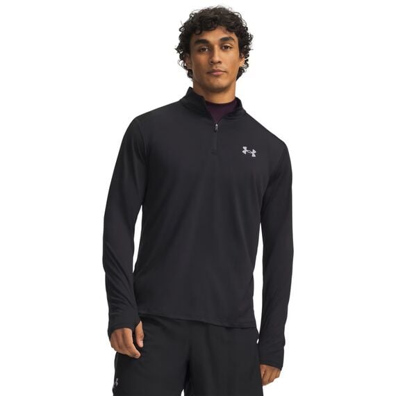 Under Armour UA Tech Utility 1/4 Zip męska bluza treningowa rozpinana szybkoschnąca czarna, Kolor: czarny, Rozmiar: S