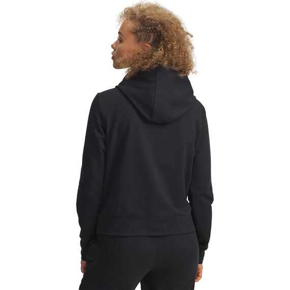 UNDER ARMOUR bluza damska z kapturem Sport Terry Hoodie czarna, Kolor: czarny, Rozmiar: L, 2 zdjęcie