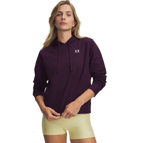 UNDER ARMOUR bluza damska z kapturem Sport Terry Hoodie fioletowa, Kolor: fioletowy, Rozmiar: M
