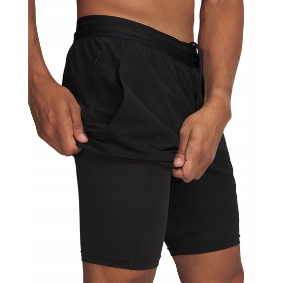 UNDER ARMOUR spodenki UA Vanish Elite 2in1 Short czarny, Kolor: czarny, Rozmiar: L, 2 zdjęcie