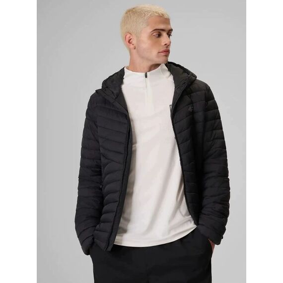 4F Kurtka ocieplana męska M0935 CITY JACKETS czarna, Kolor: czarny, Rozmiar: L