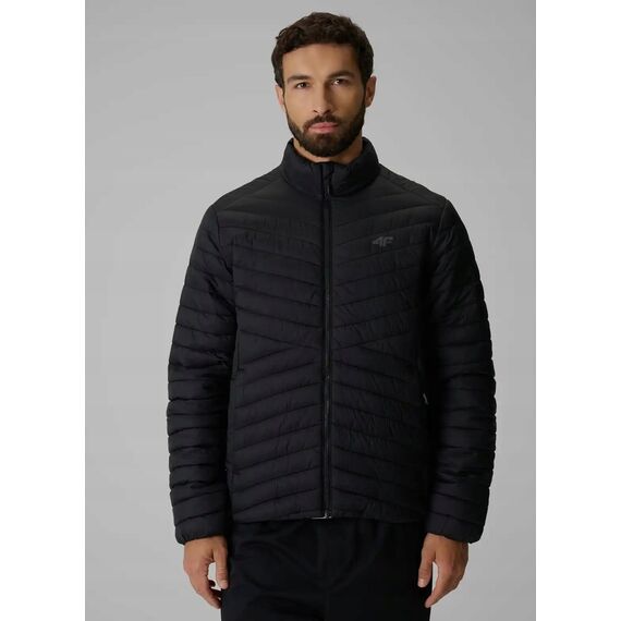 4F Kurtka męska puchowa hydrofobowa M0934 CITY JACKETS czarna, Kolor: czarny, Rozmiar: L