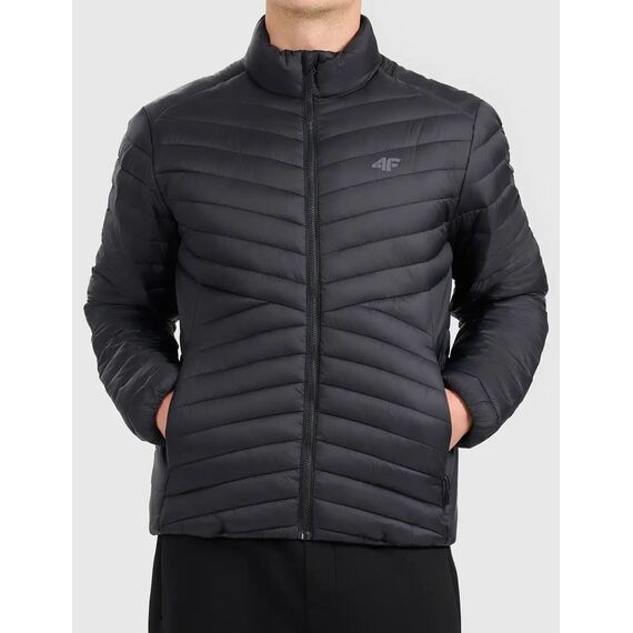 4F Kurtka męska puchowa hydrofobowa M0934 CITY JACKETS czarna, Kolor: czarny, Rozmiar: L, 3 zdjęcie