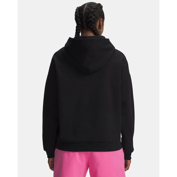 UNDER ARMOUR damska bluza dresowa Icon Fleece Hoodie czarna, Kolor: czarny, Rozmiar: L, 2 zdjęcie