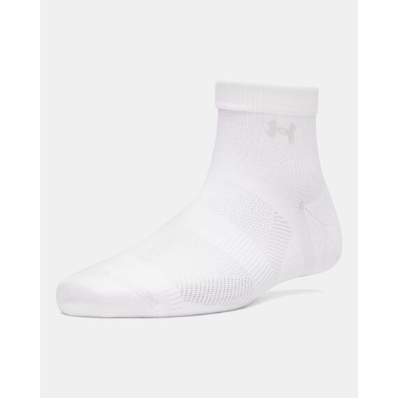 UNDER ARMOUR damskie skarpety za kostkę sportowe Women's Vanish 3 szt białe, Kolor: biały, Rozmiar: L, 2 zdjęcie