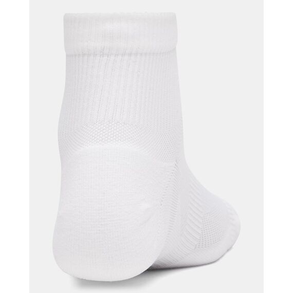 UNDER ARMOUR damskie skarpety za kostkę sportowe Women's Vanish 3 szt białe, Kolor: biały, Rozmiar: S, 3 zdjęcie